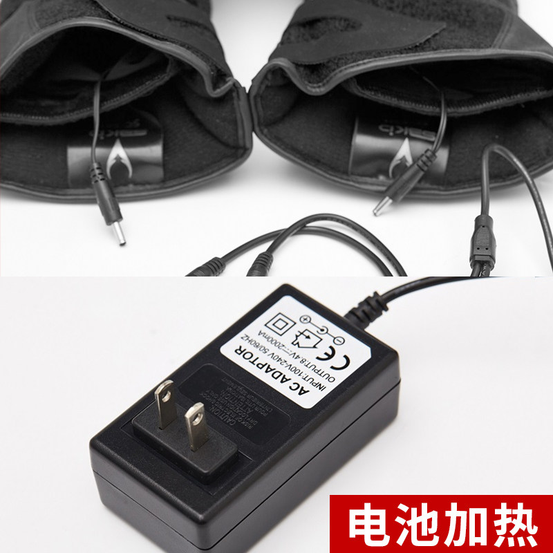 SBK摩托车电加热手套男保暖防水手套冬季新款机车骑行防摔装备
