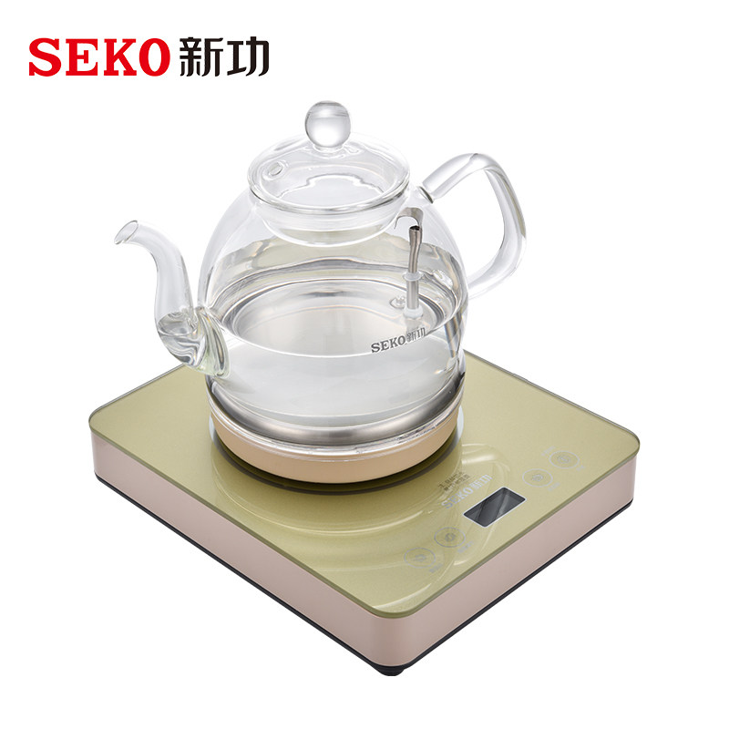 Seko/新功W13底部上水电热水壶全自动玻璃烧水壶家用泡茶壶快煮壶