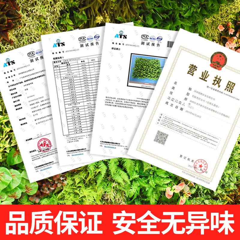 仿真植物墙背景墙室内外装饰 人工绿植墙客制化设计