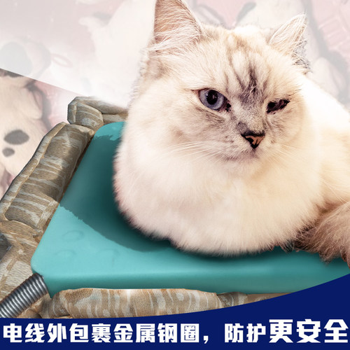 宠物电热板防水防咬小动物取暖保温板兽用碳纤维加热板狗猫兔鼠用