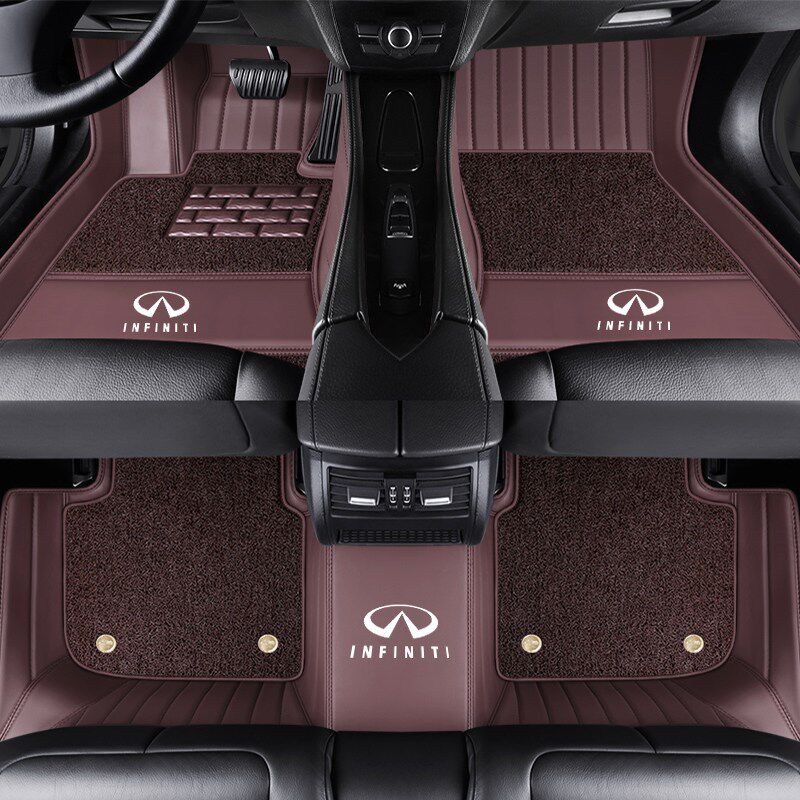 英菲尼迪QX50真皮脚垫专用Q50L Q70LFX35 QX60 ESQ全包围汽车脚垫