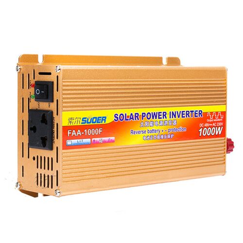 索尔 防接反1000W 电源转换器48V/60V/72转220V 电动车家用逆变器