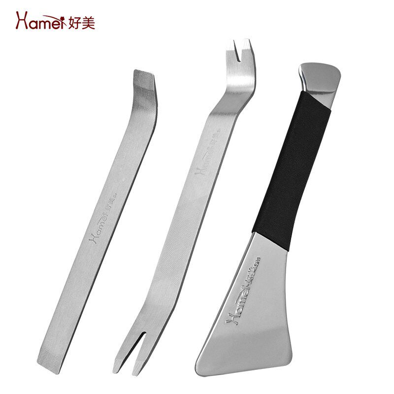 好美不锈钢撬板拆卸汽车后视镜内饰音响门板内饰卡扣维修工具翘板