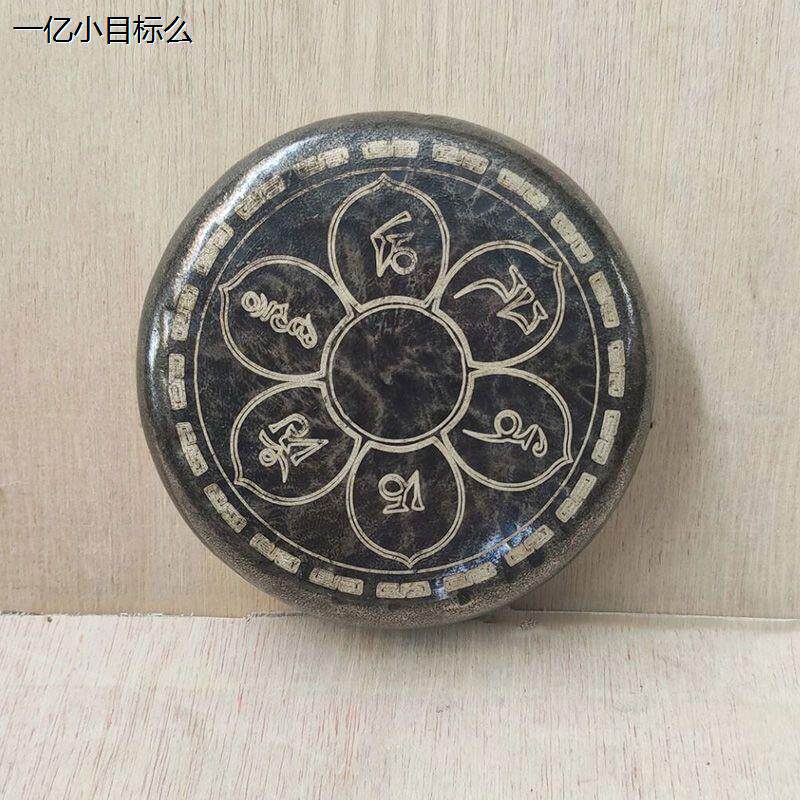 纯青铜雕花马锣月锣云锣点子小锣马锣大音量青铜小锣云锣全套 - 实物图