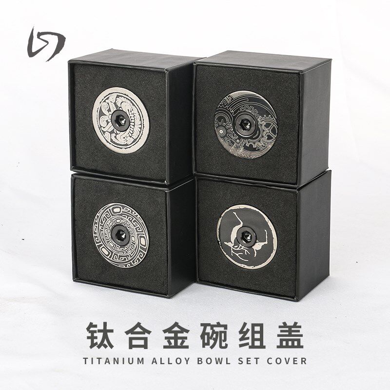 钛合金碗组盖公路山地自行车把立盖超轻个性单车配件含钛螺丝定制