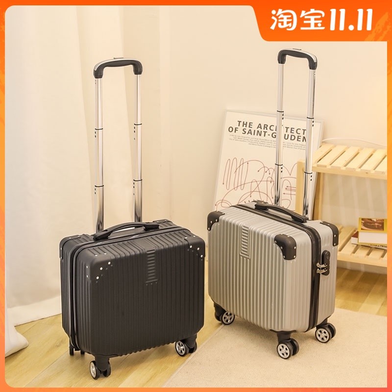 行李箱男女学生迷你小型18寸旅行登机皮箱日系复古轻便密码拉杆箱