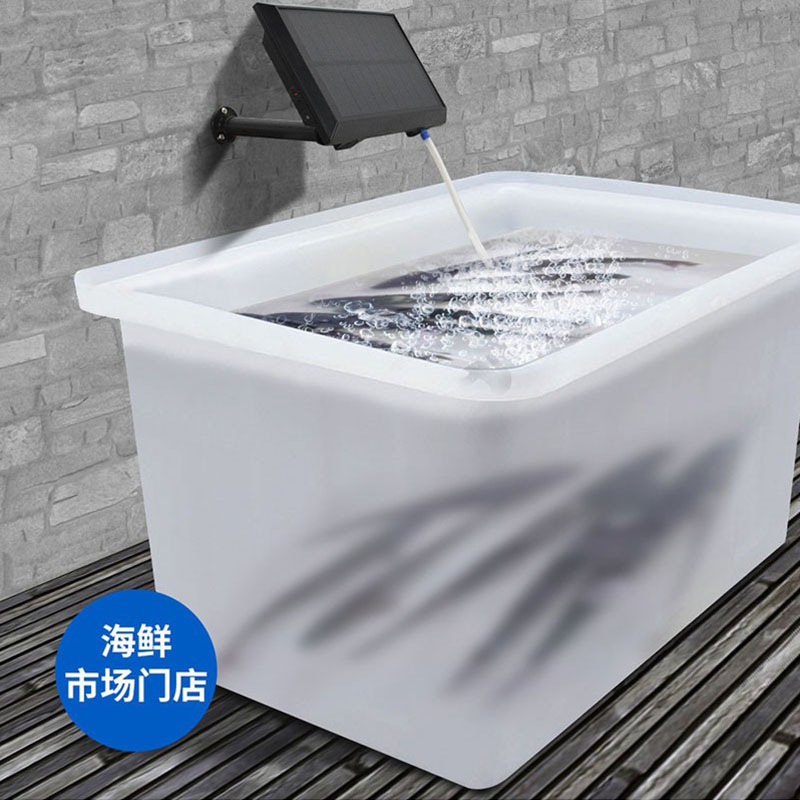 户外太阳能一体制氧机水族海鲜钓鱼养鱼应急增氧泵不间断充氧鱼池