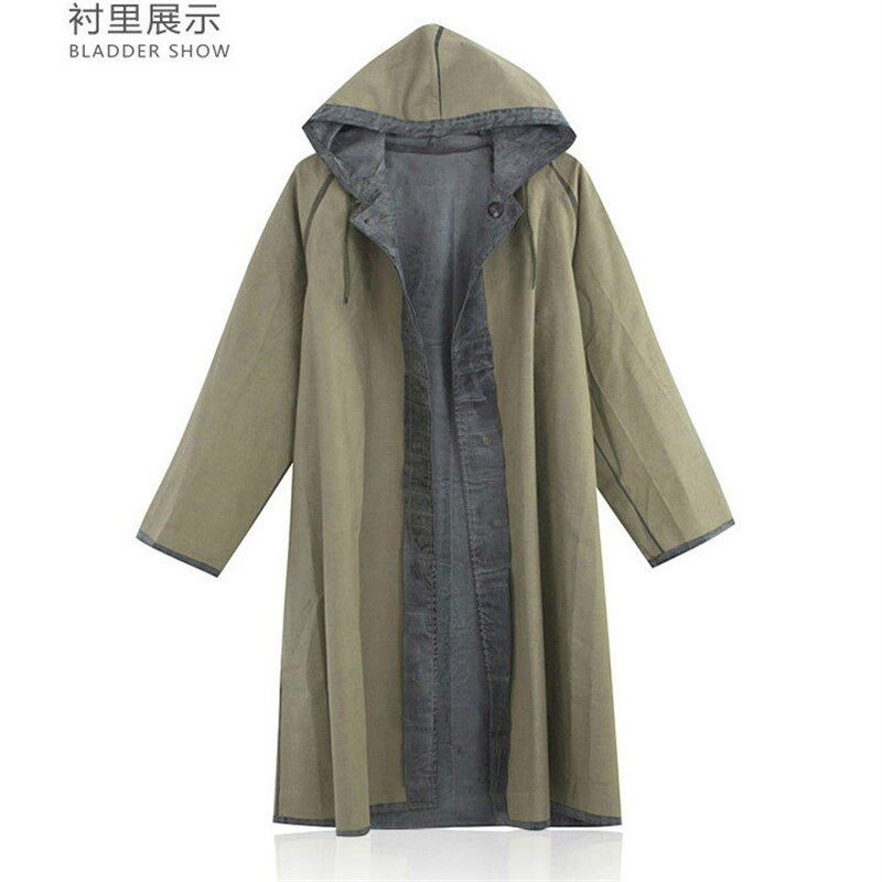 老式帆布橡胶长款连体雨衣全身加厚耐磨劳保矿用户外正品87式雨衣