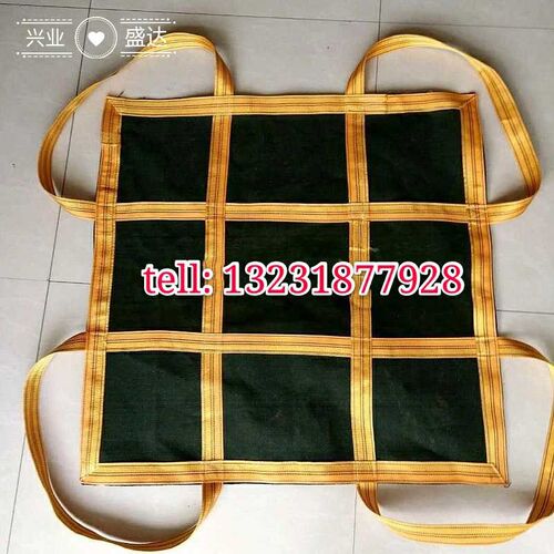 帆布软托盘 吨袋小区装修沙子水泥吨包可吊2吨吊机叉车托盘软