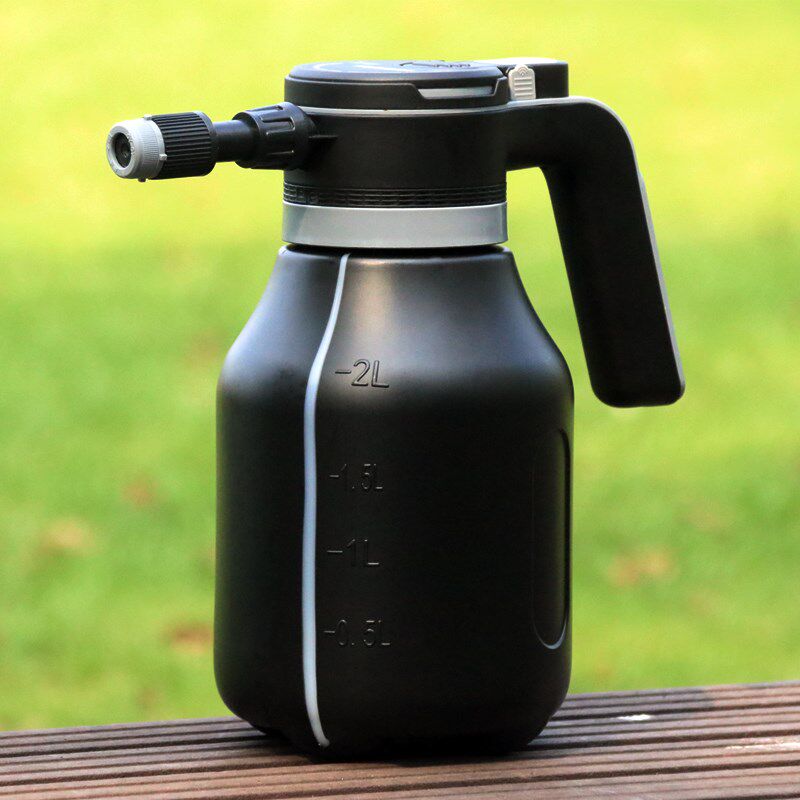 2L绿植浇花壶黑色电动喷壶多肉洒水壶浇水壶小型家用农用长杆喷雾