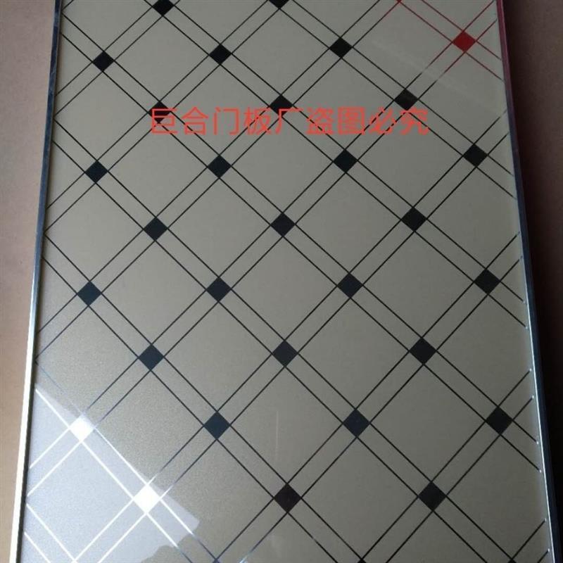 橱柜门晶 钢化玻璃标准门600*394钢门自装单门 厨柜门订做厨房门