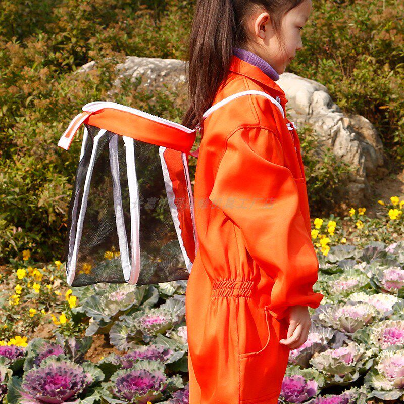 儿童防蜂服太空服连体防蜂衣防蛰服马蜂衣蜜蜂安全服养蜂防护衣帽