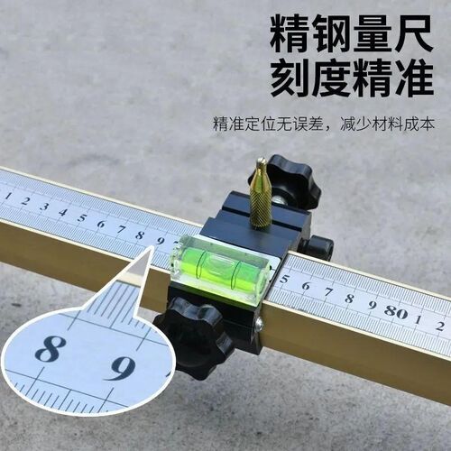新款瓷砖T型轨道推刀高精度大板手动切割机1.8米地砖拉刀零误差