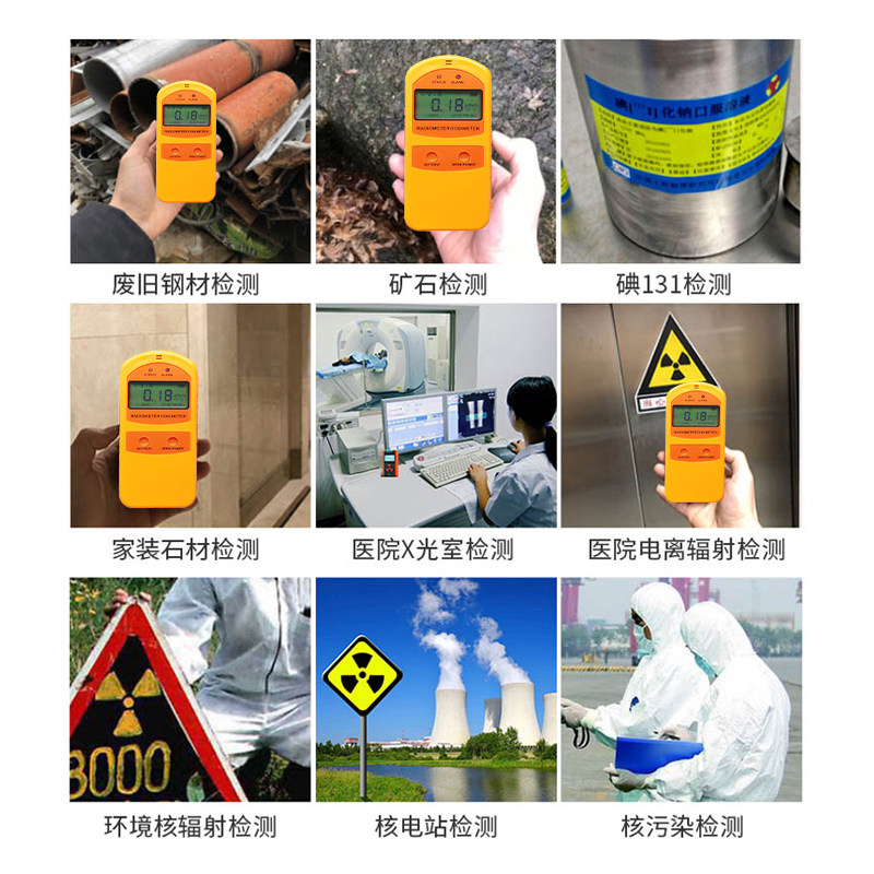 食品核辐射检测仪化妆品放射性专业电离个人剂量报警仪盖革计数器