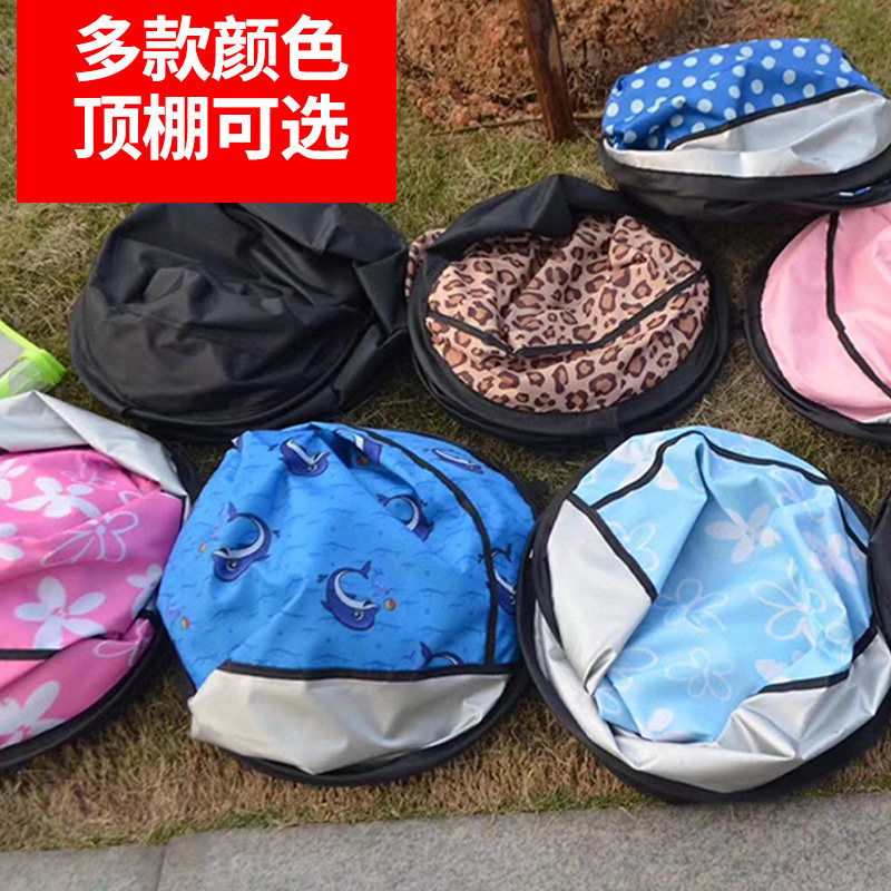 电动车遮阳伞挡雨棚折叠款电瓶车防晒挡风棚摩托车挡雨罩快速拆卸