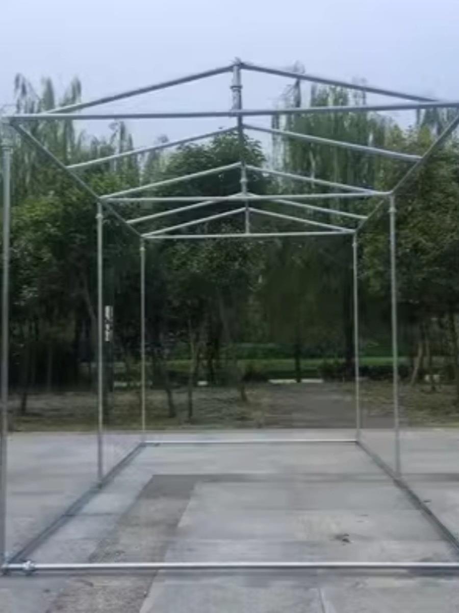 镀锌管棚架钢子棚晾衣架加厚新款多肉瓜果架葡萄架可遮阳遮雨车架