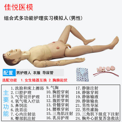 心肺复苏模拟人 CPR急救护理模型 心肺复苏模型 人工呼吸急救假人