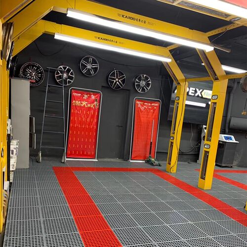 洗车房汽车美容店场拼接地面格栅地垫漏排水沟活插网格铭匠免清淤