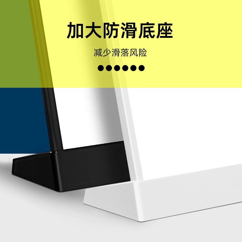 发光菜单展示牌奶茶店小吃汉堡咖啡点餐牌价目表台卡设计制作A3桌