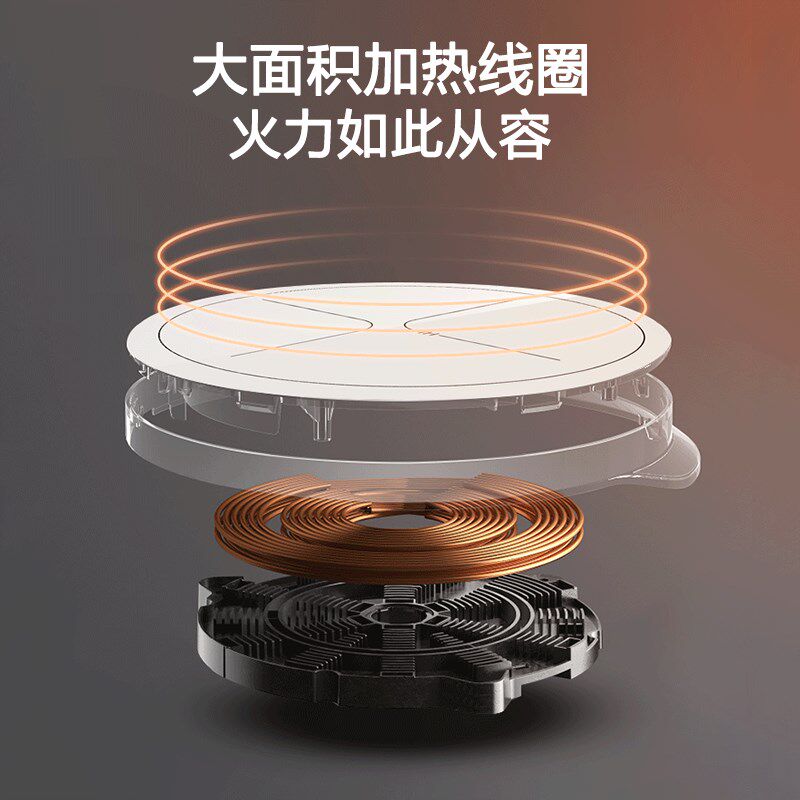 科创奇高端嵌入式白色电磁炉单灶智能镶嵌电陶炉台式大功率3500W
