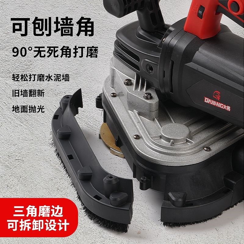 多功能手持式三头研磨机固化地坪磨边机磨石抛光机磨边修边机地面