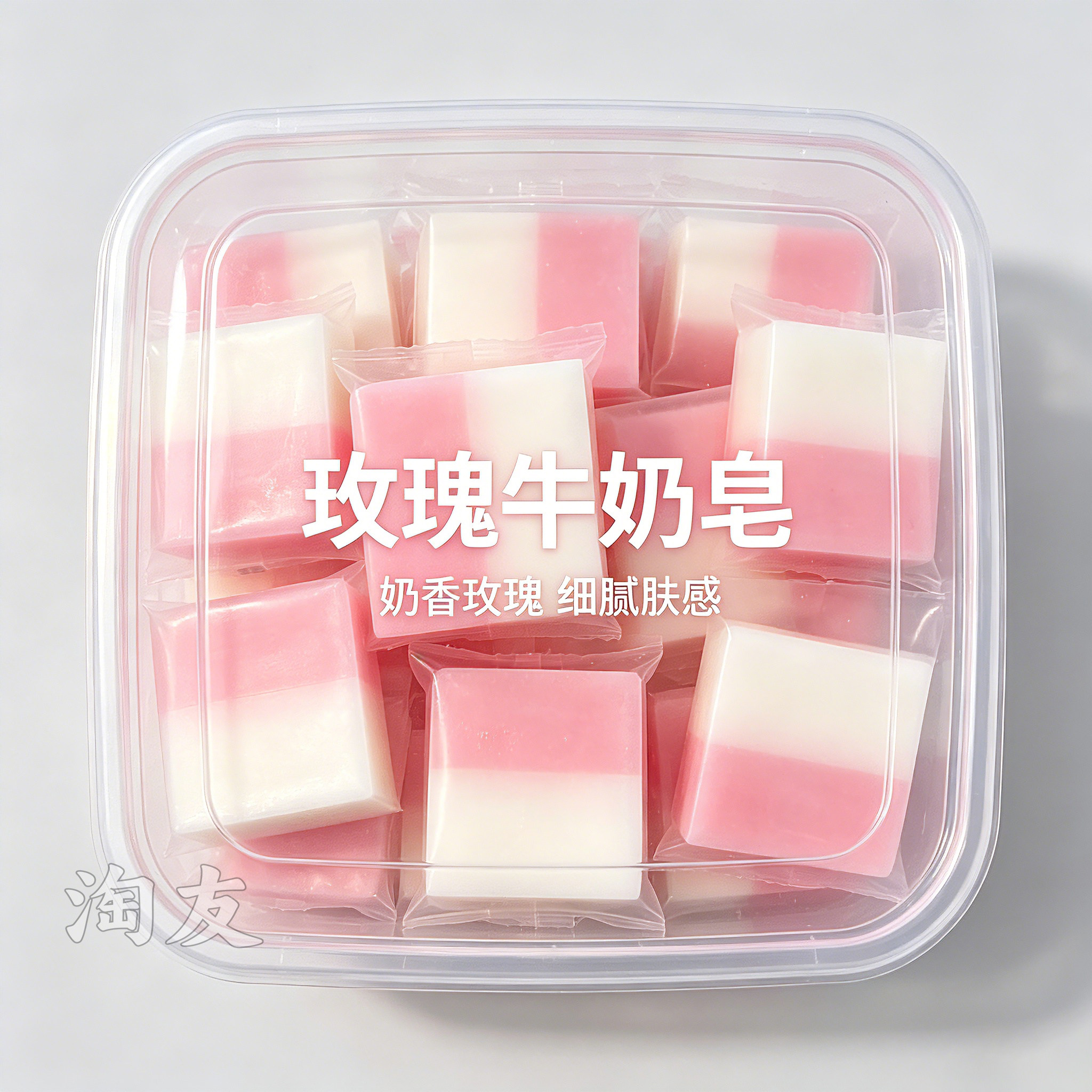 玫瑰牛奶皂清爽控油洁面