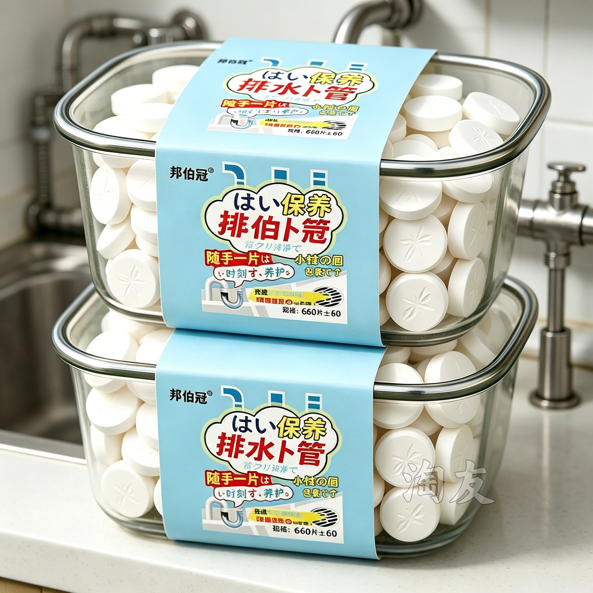 101厨卫通用排水管清洁泡腾片