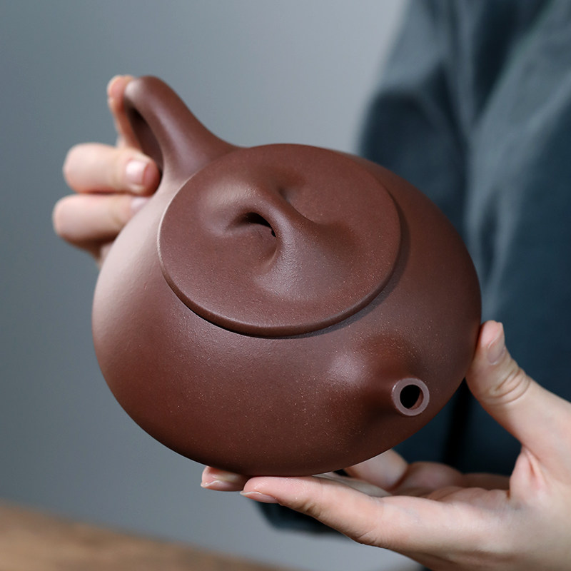紫砂壶大容量宜兴紫砂壶纯手工家用景舟石瓢茶具套装正宗大泡茶壶