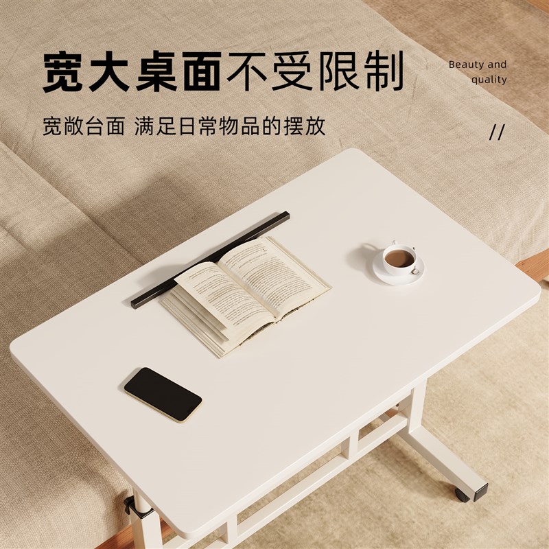 折叠电脑桌学生书桌家用懒人床边桌儿童绘画桌出租屋简易办公桌子