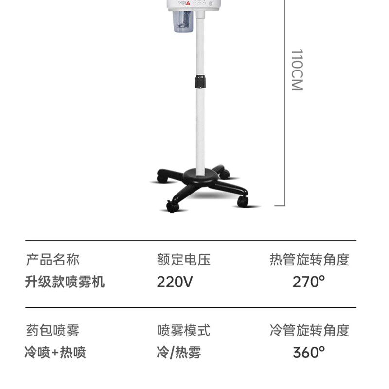 热喷仪美容院专用冷热双喷蒸脸器家用蒸汽水疗脸部补水纳米喷雾机