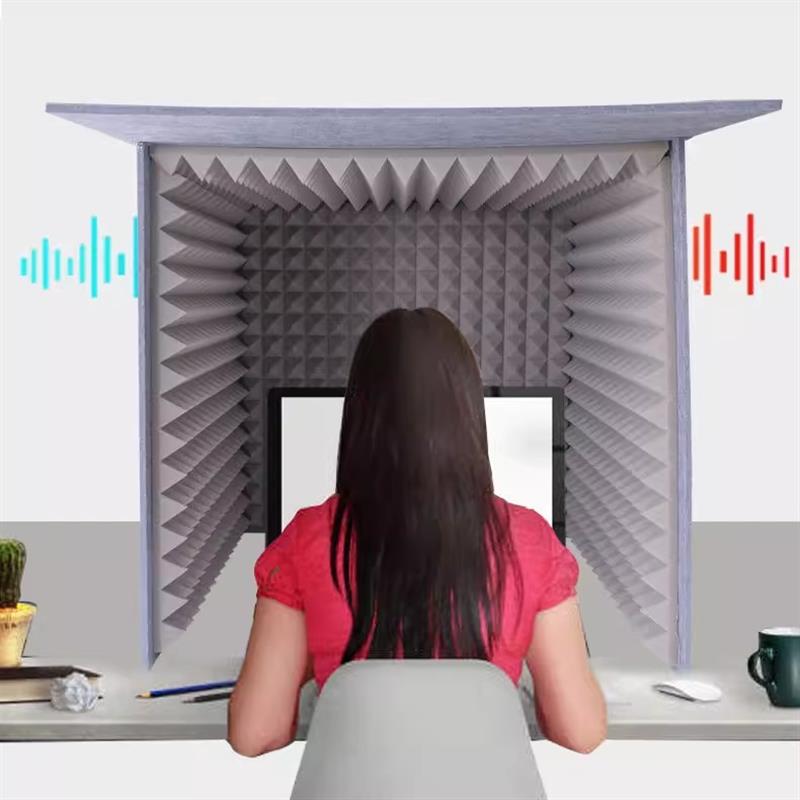 隔音罩录音桌面级静音仓家用桌面除音房简易桌面录音棚除混隔音房