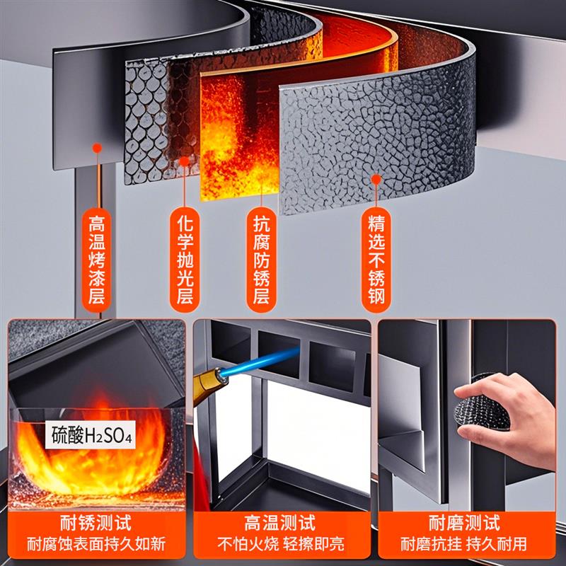 厨房调料置物架筷子刀架台面多功能调味品厨具用品架子多层收纳架