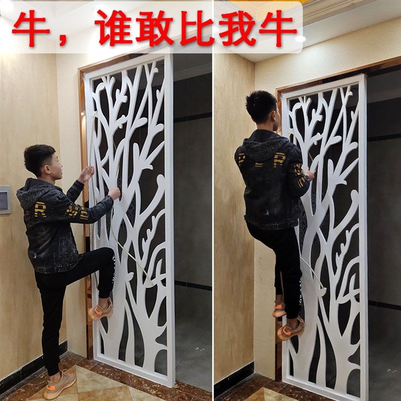 客厅屏风隔断镂空雕花板pvc装饰花格中式花板简约现代吊顶背景墙