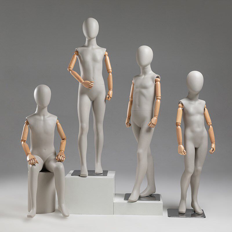 服装店全身儿童模特道具橱窗假人童模陈列全身人台模特架子展示架