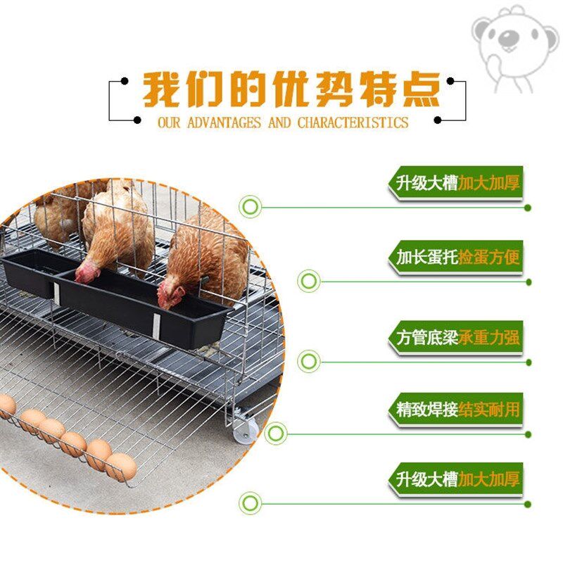 鸡笼子养殖笼田鸡笼家用大号特大号养鸡笼子铁鸡舍自动下蛋鸡笼网