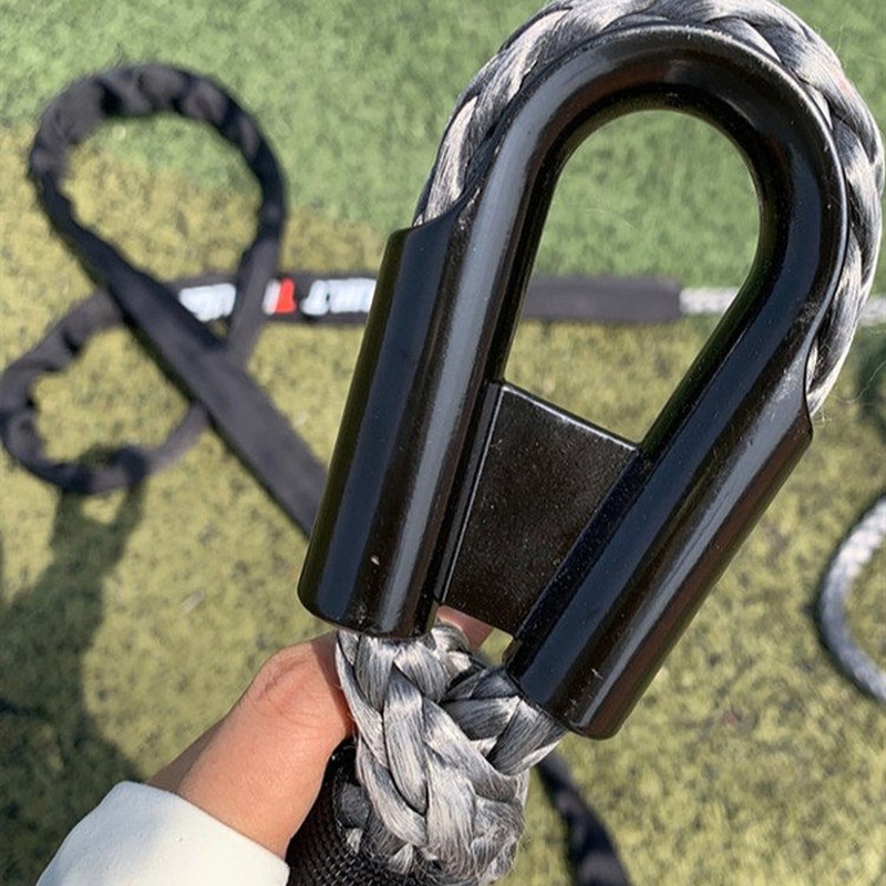 越野车电动绞盘绳尼龙专用绳耐磨绞盘专用救援绳拖车绳软缆救援绳