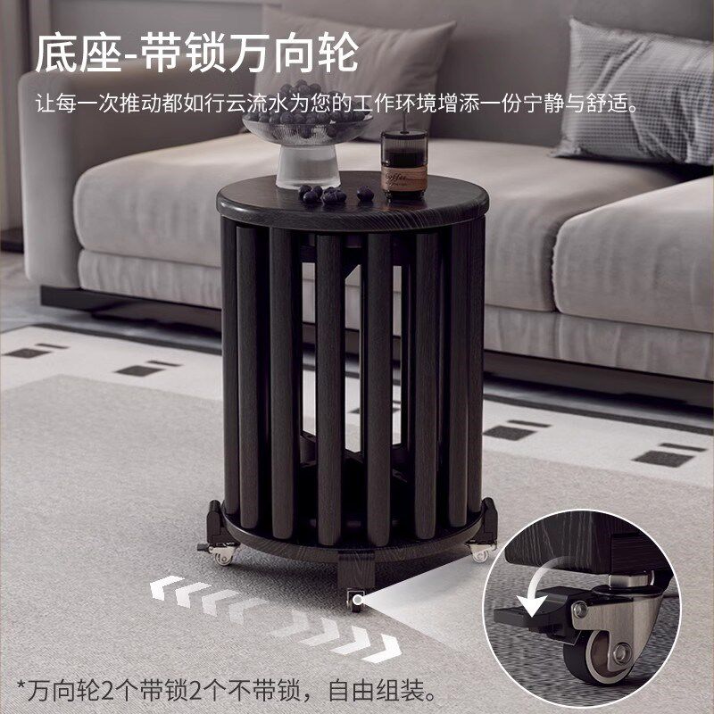 实木圆凳子茶几家用可叠放凳现代原木新中式叠叠乐吃饭登子餐桌凳
