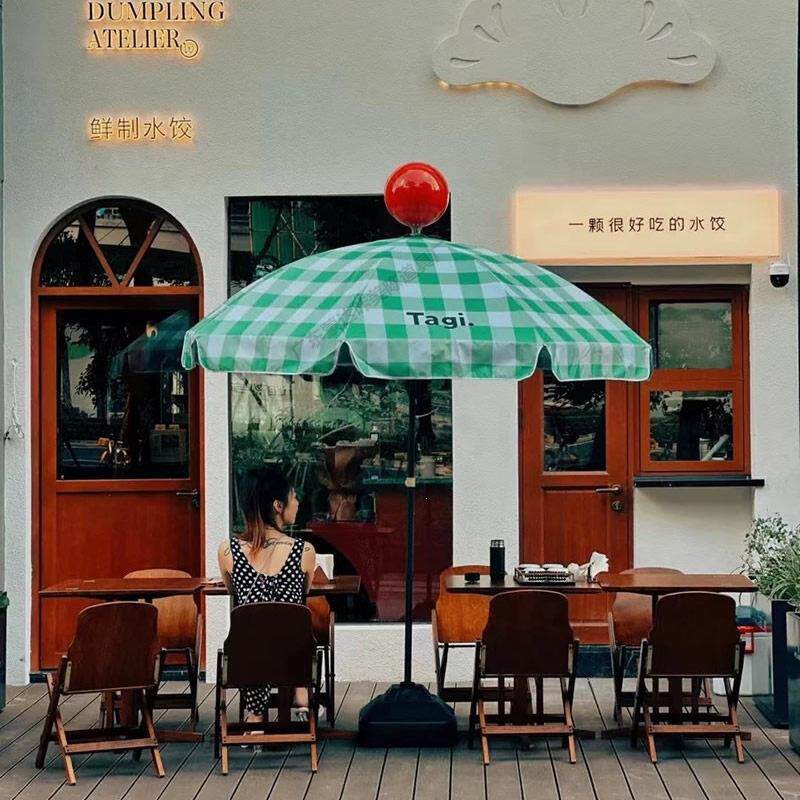 户外可爱广告遮阳伞网红庭院遮阳伞服装店商铺门口装饰太阳伞定制