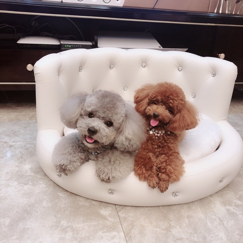 狗窝小型犬 泰迪夏天 小别墅 四季通用宠物窝公主可拆洗狗床狗屋