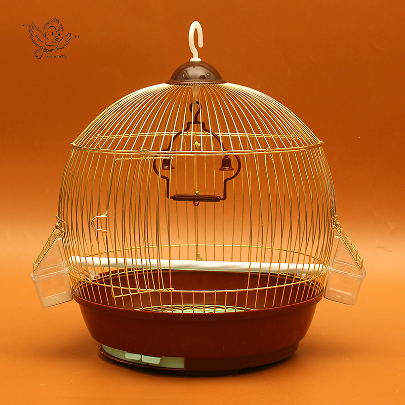 虎皮鹦鹉鸟笼子大号电镀八哥鹩哥玄凤牡丹铁艺鹦鹉笼包邮