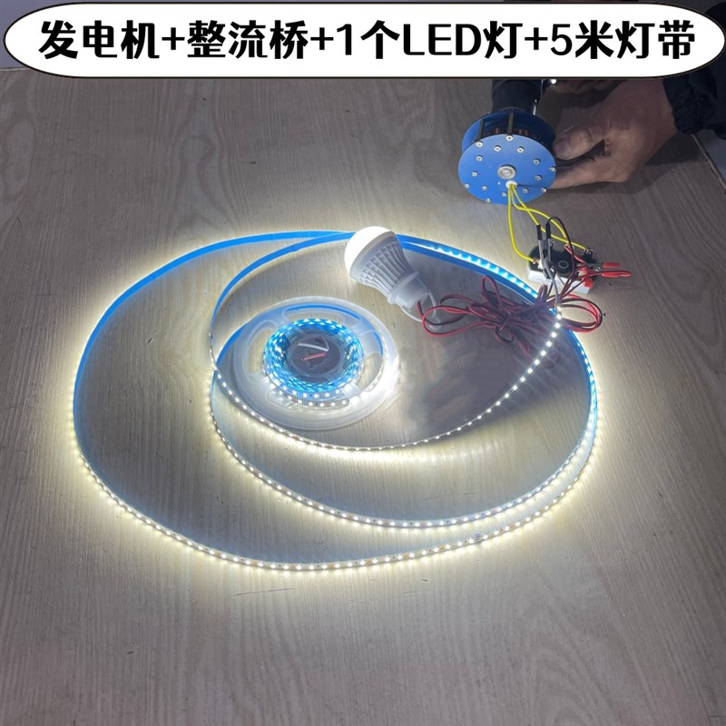 低速风力水力盘式有铁芯发电机12V24V48V60V72V伏强磁直流电手摇