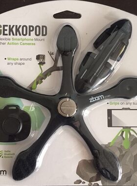 以色列Gekkopod手机支架蓝牙迷你便携壁虎八爪鱼自拍照相机三脚架