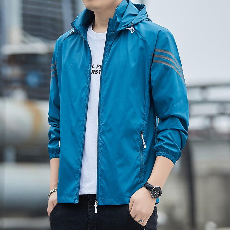 夏季男防晒衣男款UPF50+防紫外线冰丝防晒服薄外套速干钓鱼服上衣