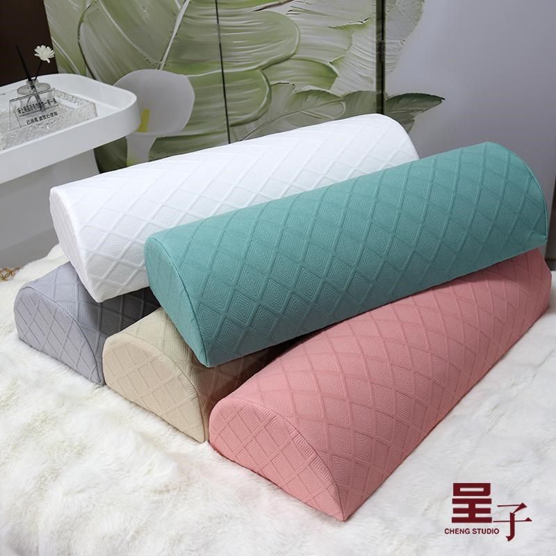 美容院专用脚枕糖果枕足浴按摩垫脚半圆柱记忆枕沙发孕妇靠垫可拆