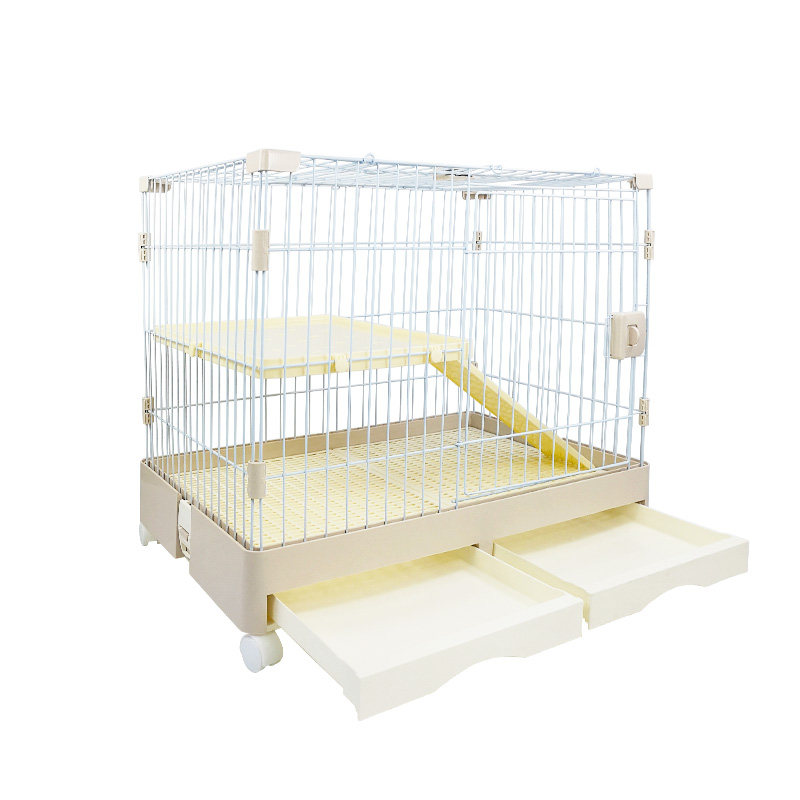 兔笼子家用室内自动清粪宠物窝兔屋别墅家用特大号荷兰猪兔用品