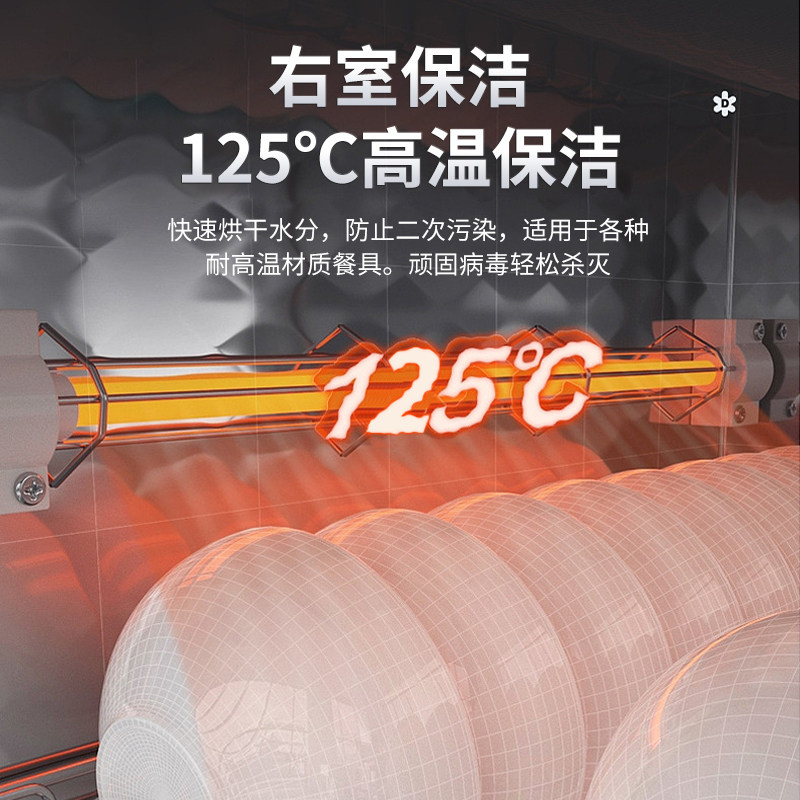 挂墙式消毒柜家用幼儿园口杯壁挂挂壁式柜台式卧式消毒碗柜二星级