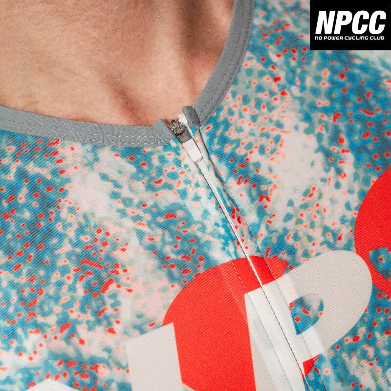 NPCC新款短袖长袖连体透气速干骑行服公路自行车夏季上衣男女通用