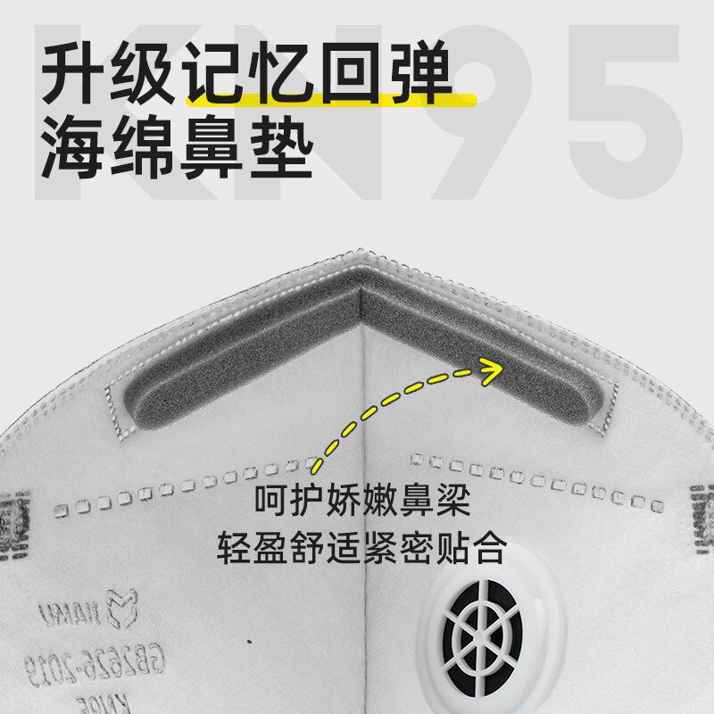 头戴式防尘口罩n95防工业粉尘防尘肺正品重度kn95一次性电焊专用