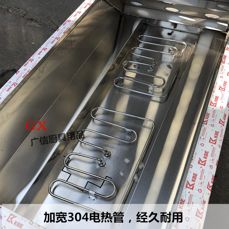 加厚款不锈钢蒸笼保温车广式早点早餐点心车笼仔电加热恒温熟笼车