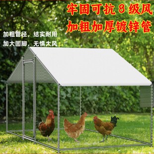 鸡笼子家用室外大号鸡鸭鹅养殖笼防雨鸡窝鸡舍搭建大型户外养鸡棚